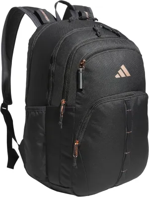 adidas Prime Work, Bag, Travel Backpack for Women and Men with Padded Compartment for Laptop, Carbon Grey/Rose Gold, One Size