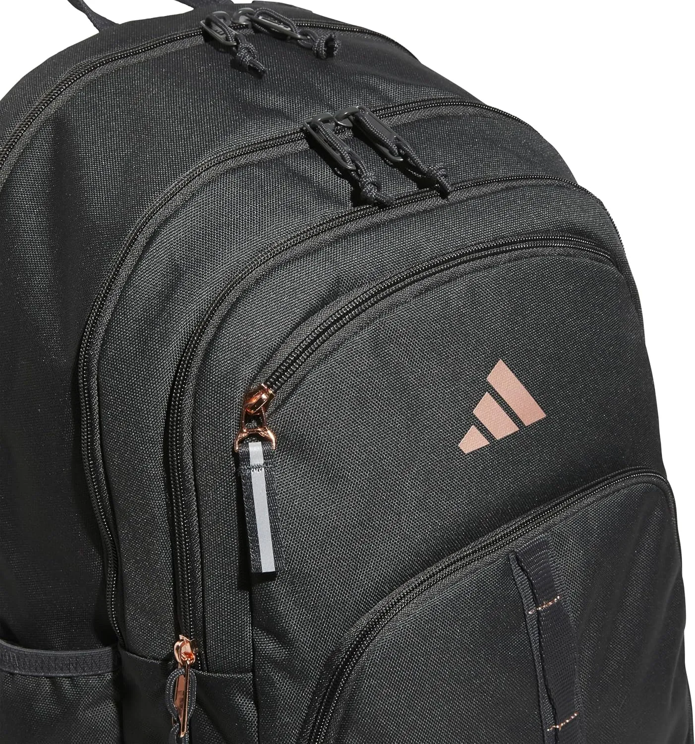 adidas Prime Work, Bag, Travel Backpack for Women and Men with Padded Compartment for Laptop, Carbon Grey/Rose Gold, One Size