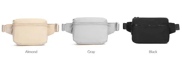 Casual Everyday Nylon Sling Belt Bag