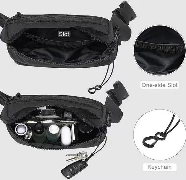 Casual Everyday Nylon Sling Belt Bag