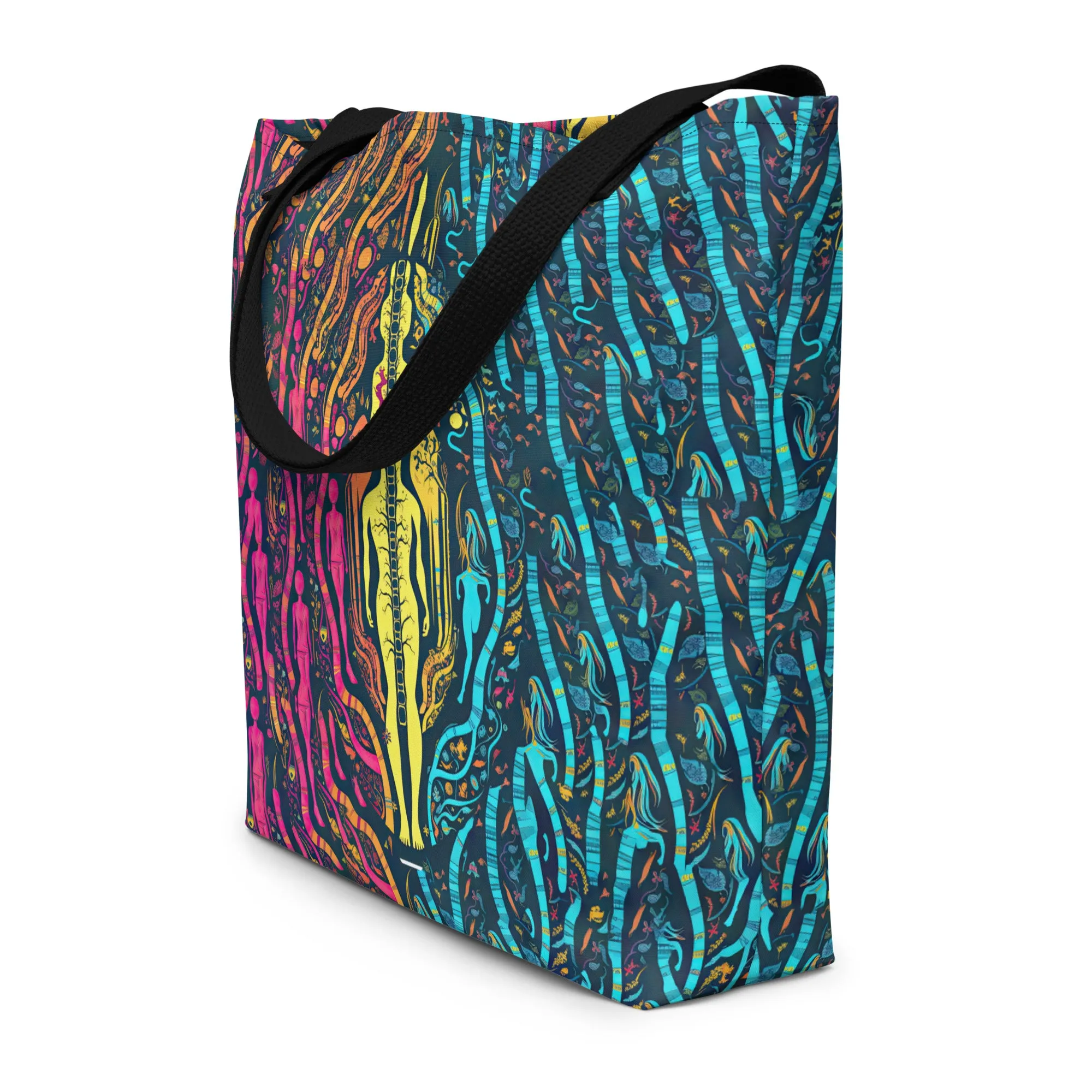 Large Tote Bag Colored Evolution