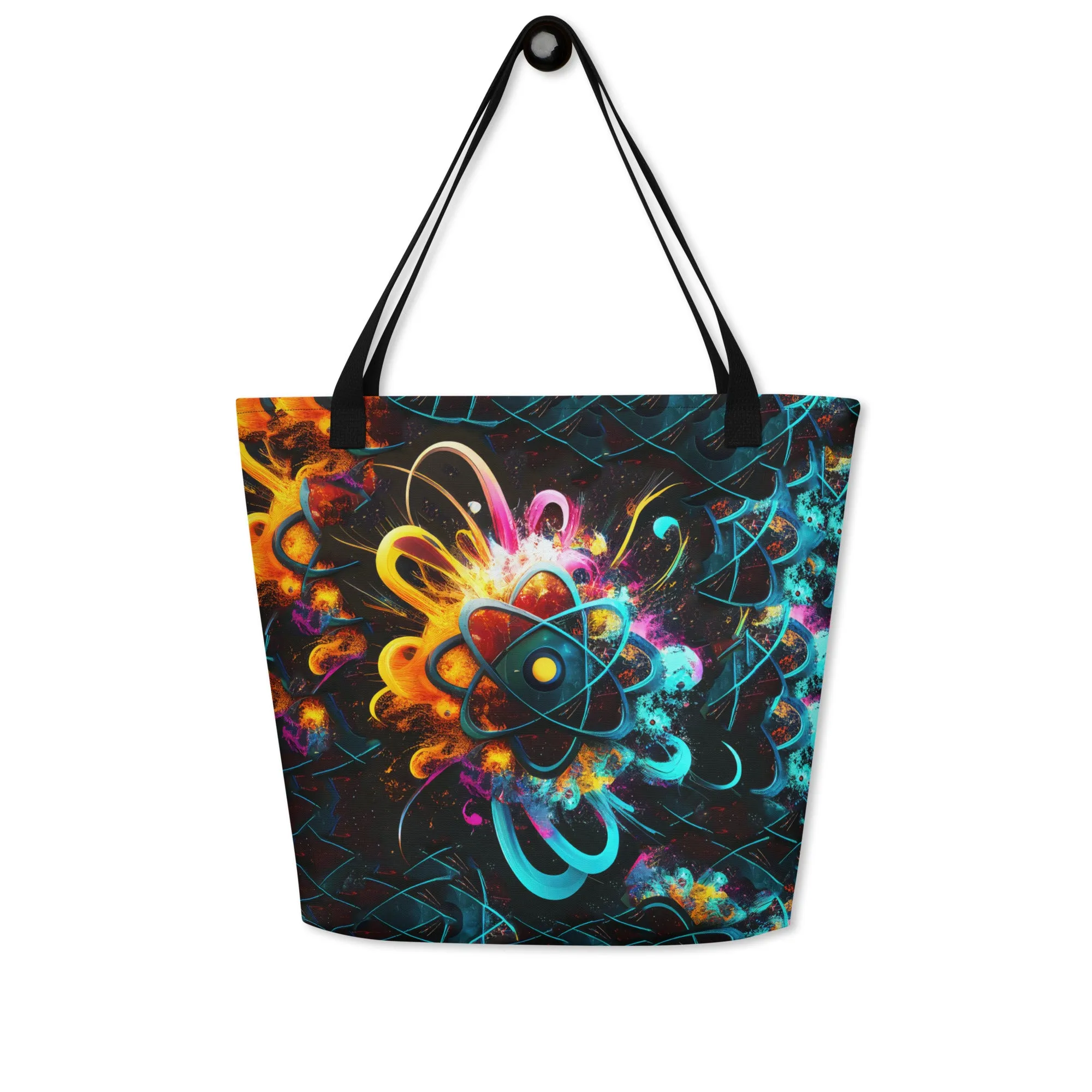 Large Tote Bag DNA Flower