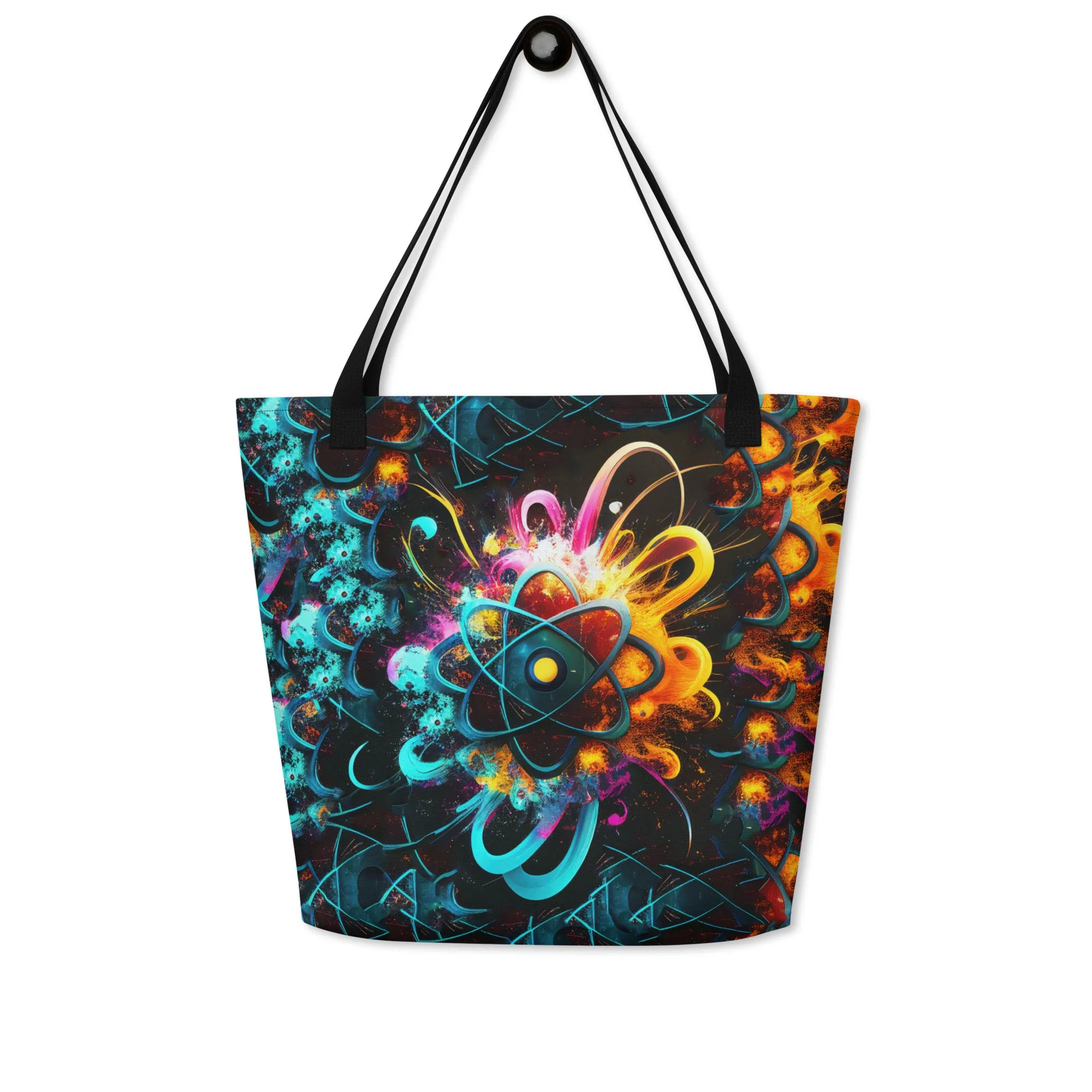 Large Tote Bag DNA Flower